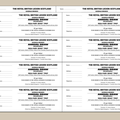 raffle tickets